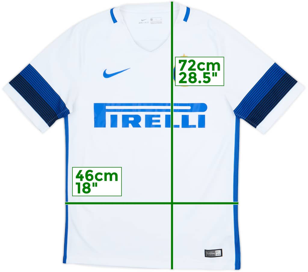 2016-17 Inter Milan Away Shirt - 8/10 - (S)
