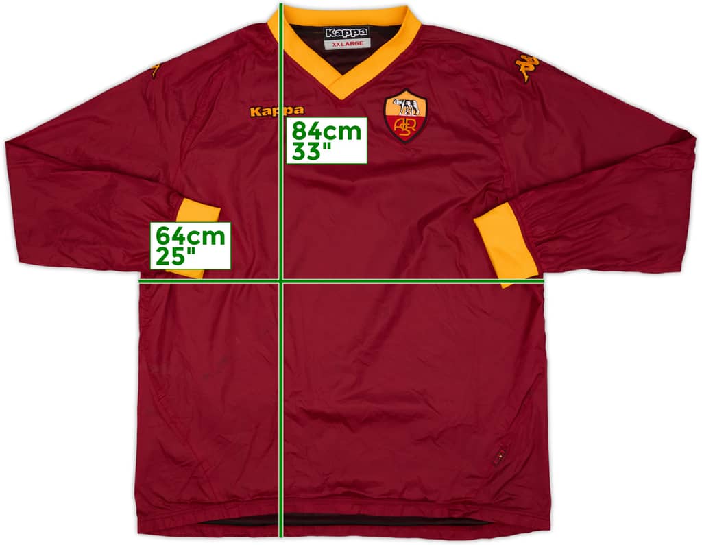 2012-13 Roma Kappa Drill Top - 8/10 - (XXL)