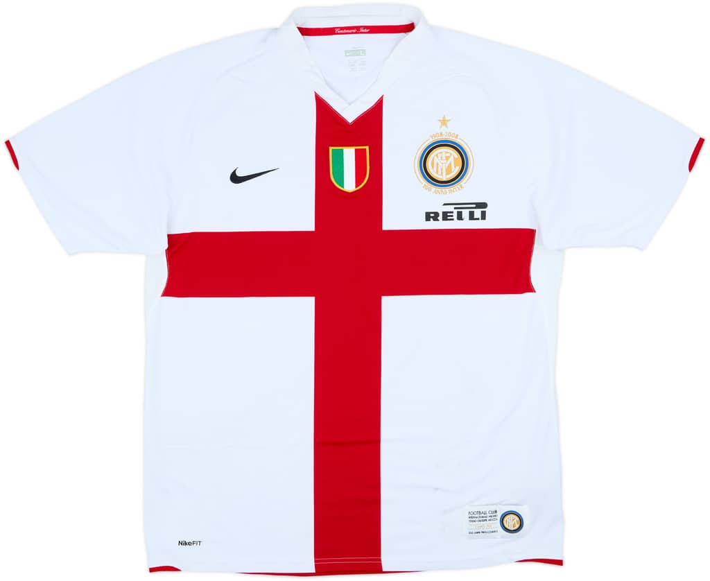 2007-08 Inter Milan Centenary Away Shirt - 4/10 - (L)