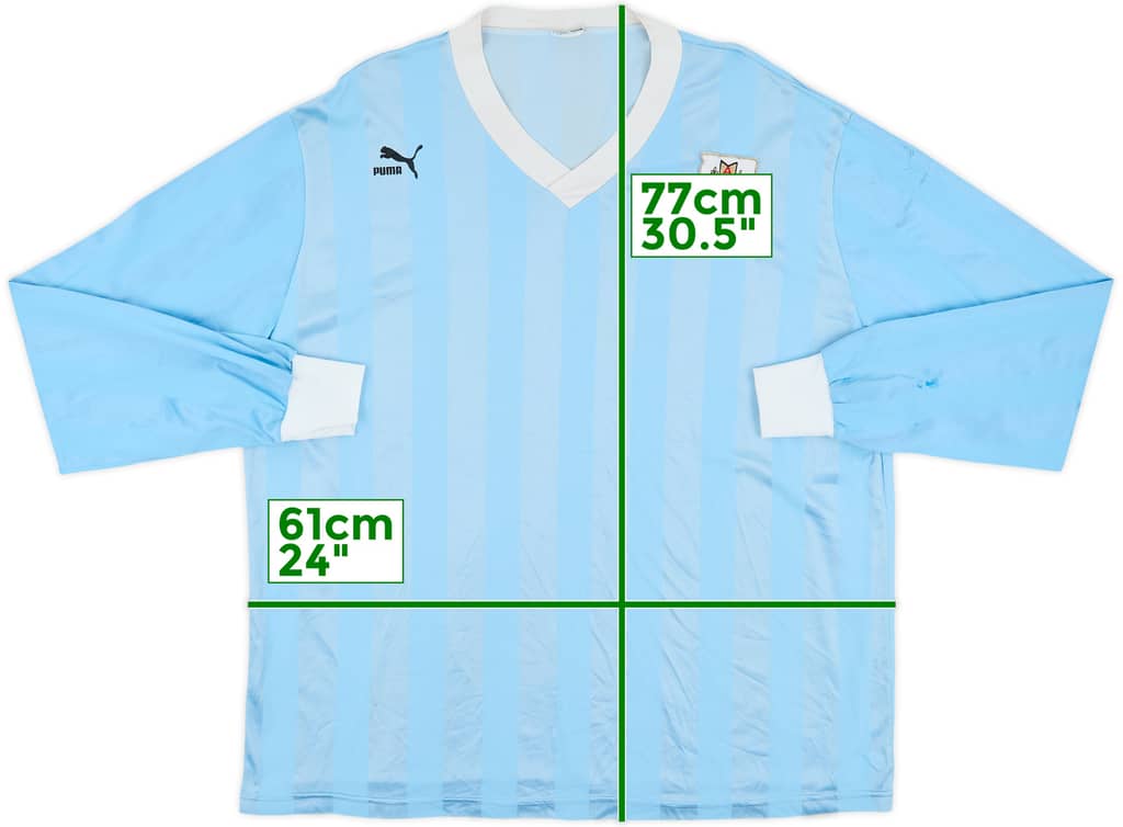 1990-92 Uruguay Home L/S Shirt - 4/10 - (XXL)