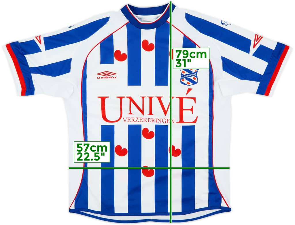 2001-02 Heerenveen Home Shirt - 7/10 - (XL)