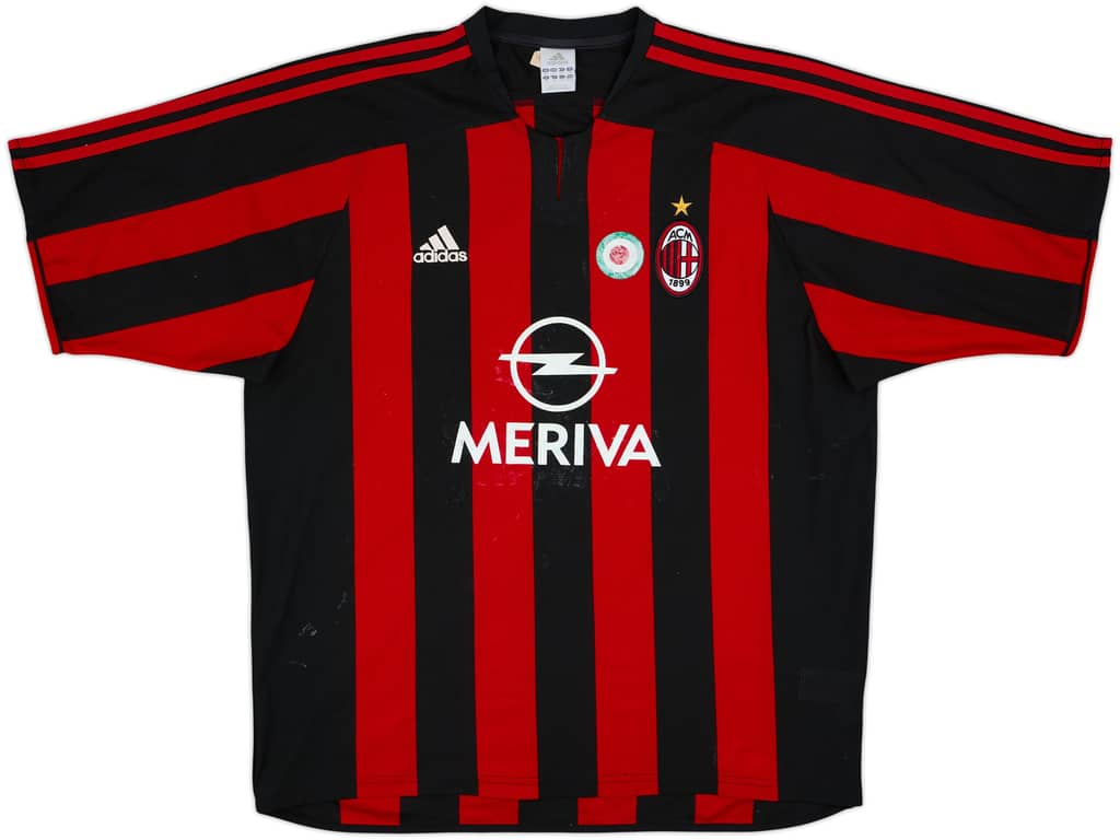 2003-04 AC Milan Home Shirt - 4/10 - (XL)