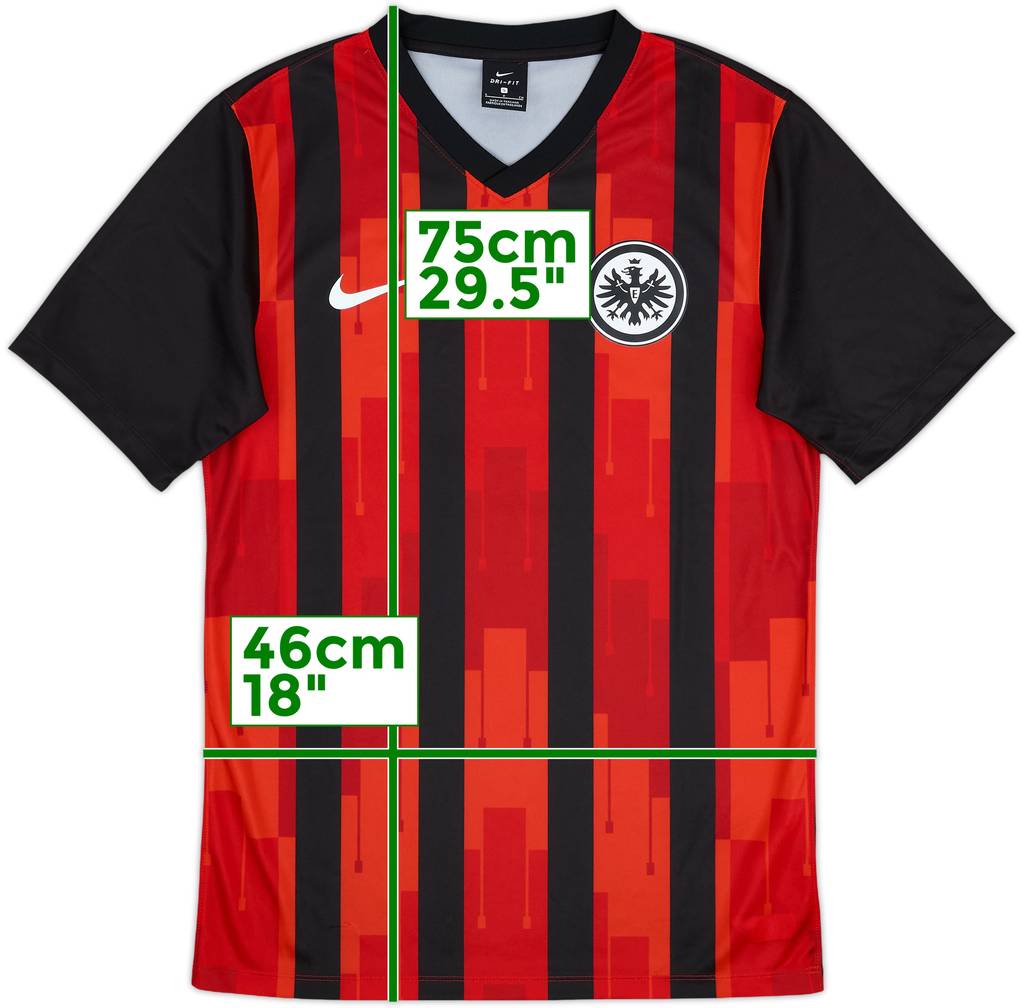 2020-21 Eintracht Frankfurt Basic Home Shirt - 10/10 - (S)
