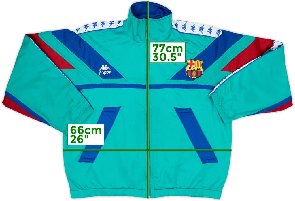 1992-95 Barcelona Kappa Track Jacket - 6/10 - (L)