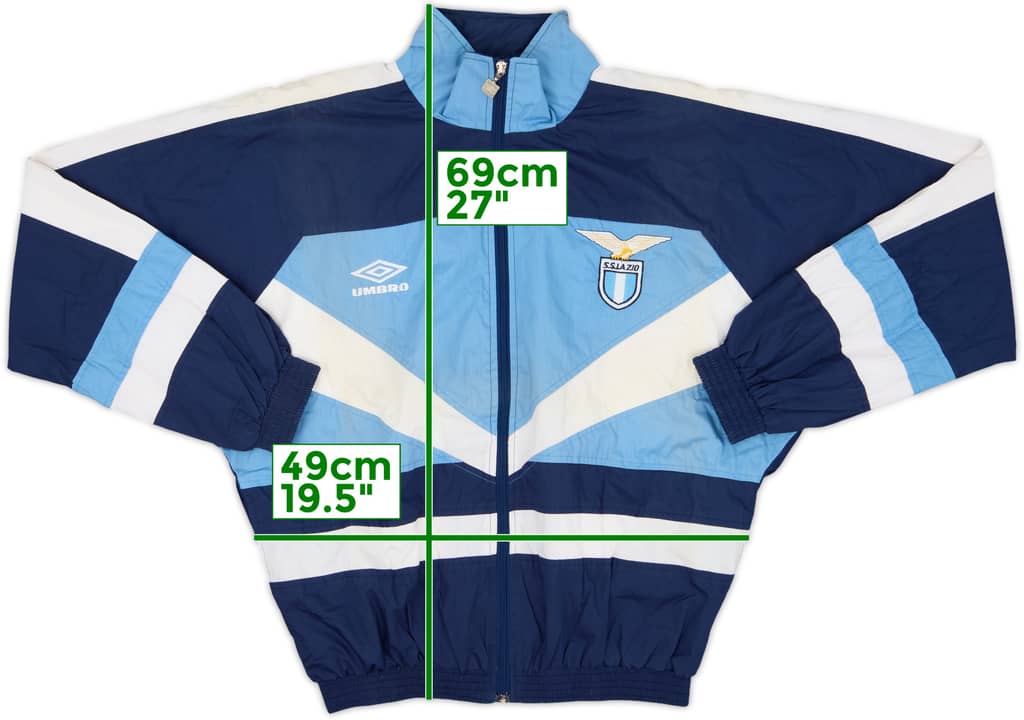 1992-93 Lazio Umbro Track Jacket - 5/10 - (Y)