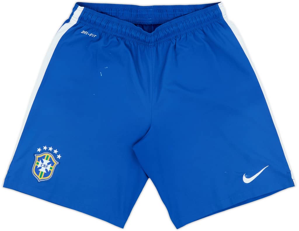 2014-15 Brazil Home Shorts - 7/10 - (L)