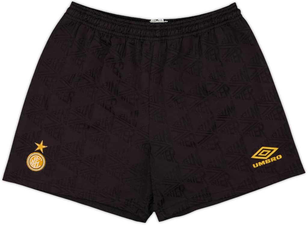 1995-96 Inter Milan Home Shorts - 9/10 - (M)