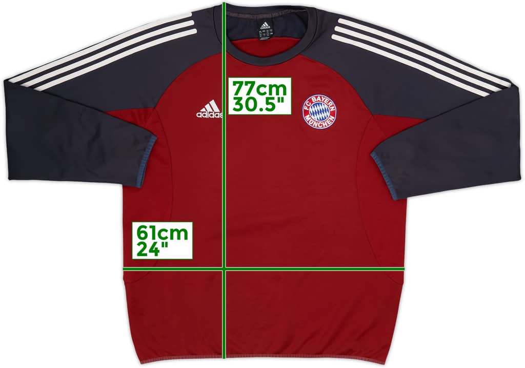 2002-03 Bayern Munich adidas Sweat Top - 7/10 - (L)