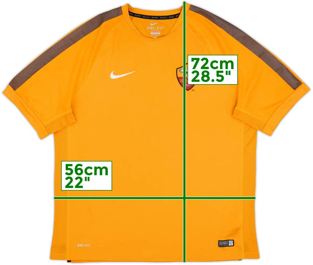 2014-15 Roma Nike Training Shirt - 6/10 - (XL)