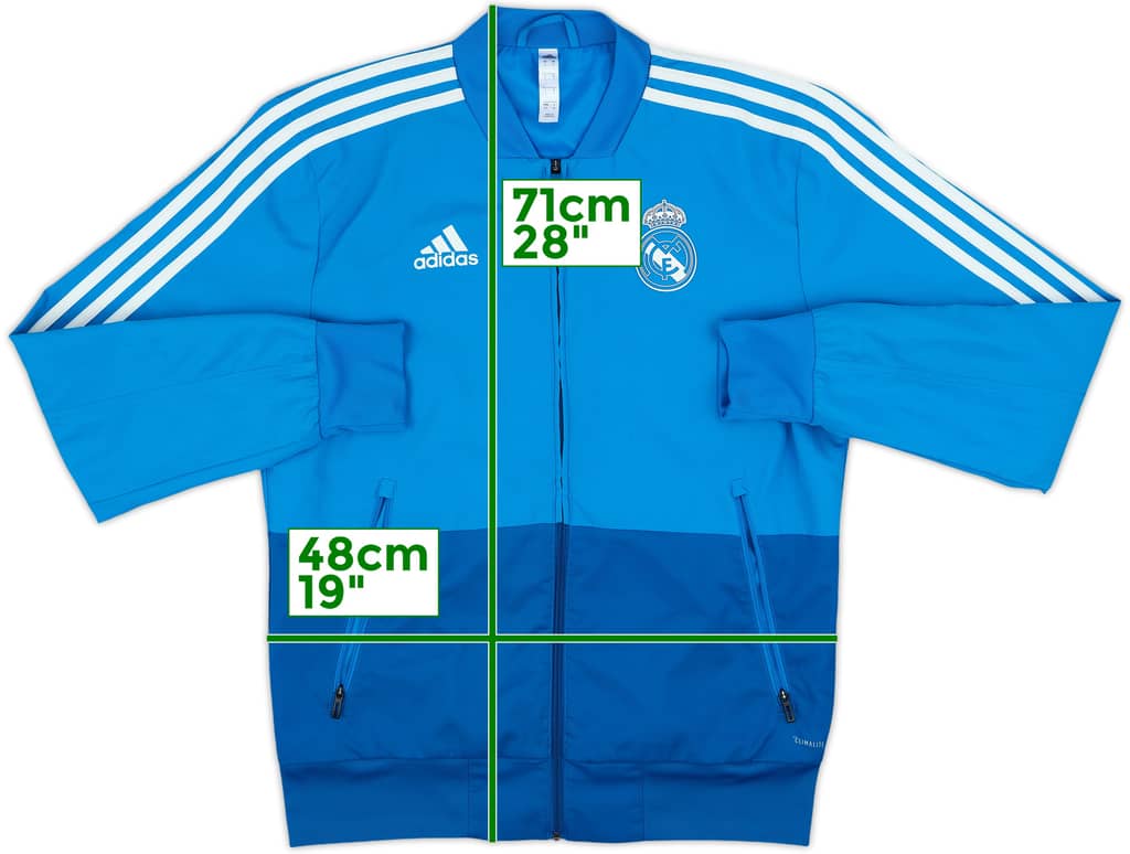 2018-19 Real Madrid adidas Track Jacket - 8/10 - (S)