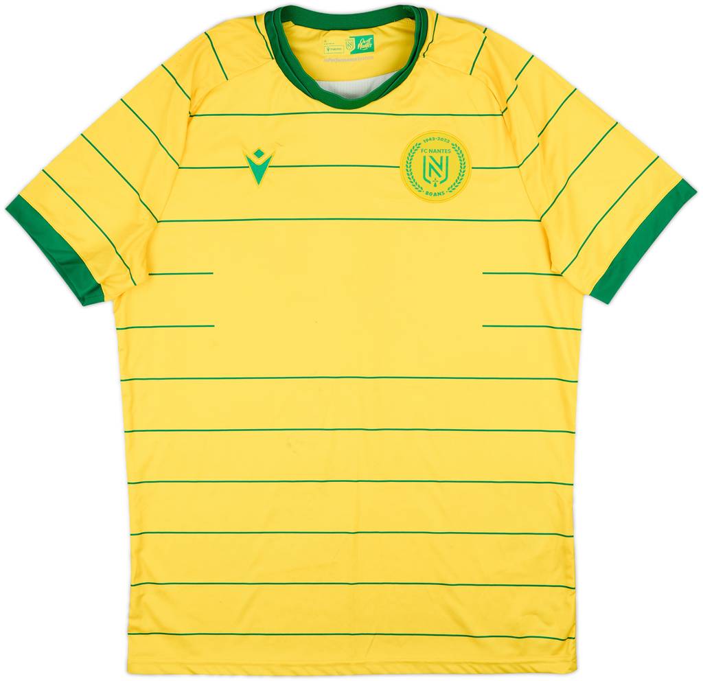 2022-23 Nantes Home Shirt - 6/10 - (XL)