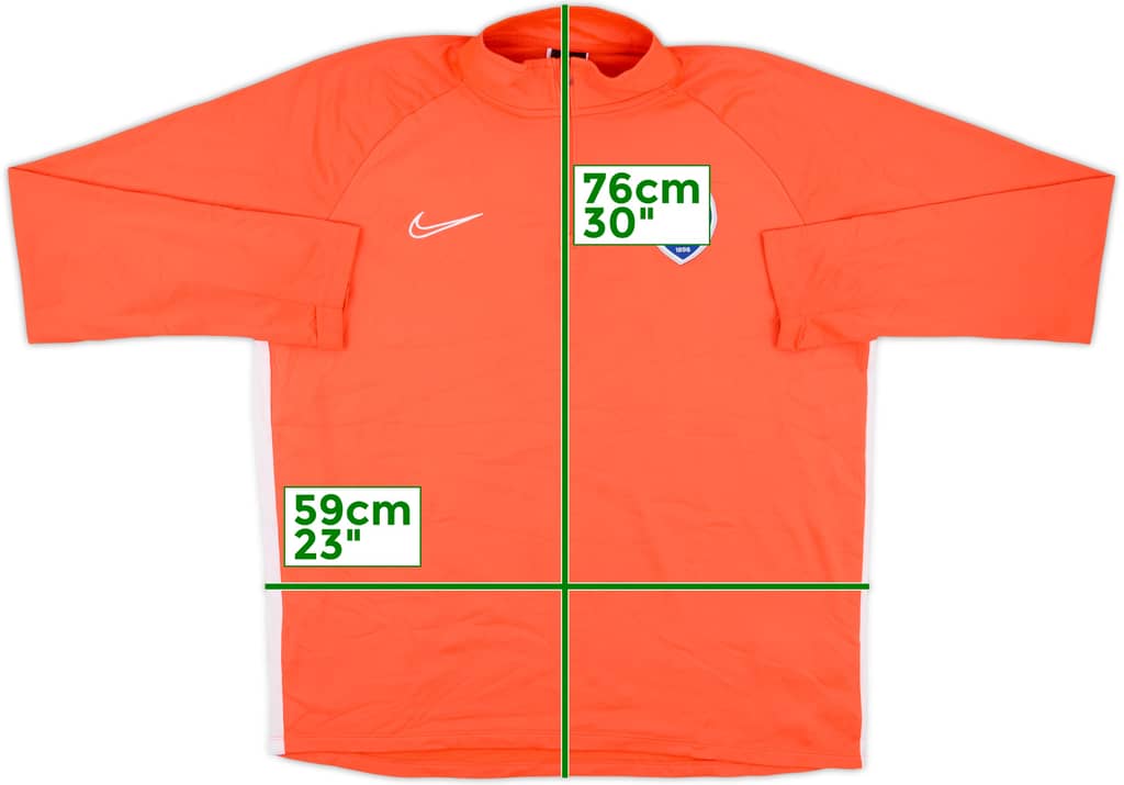 2019-20 Portsmouth Nike 1/4 Zip Drill Top - 10/10 - (XL)