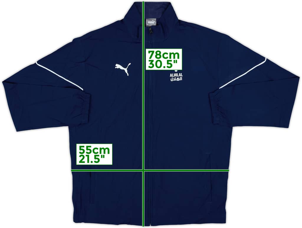 2024-25 Al Hilal Puma Track Jacket - 8/10 - (L)