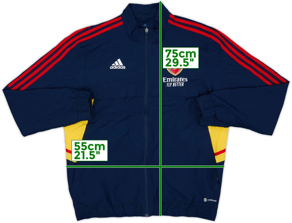 2022-23 Arsenal adidas Track Jacket - 7/10 - (L)
