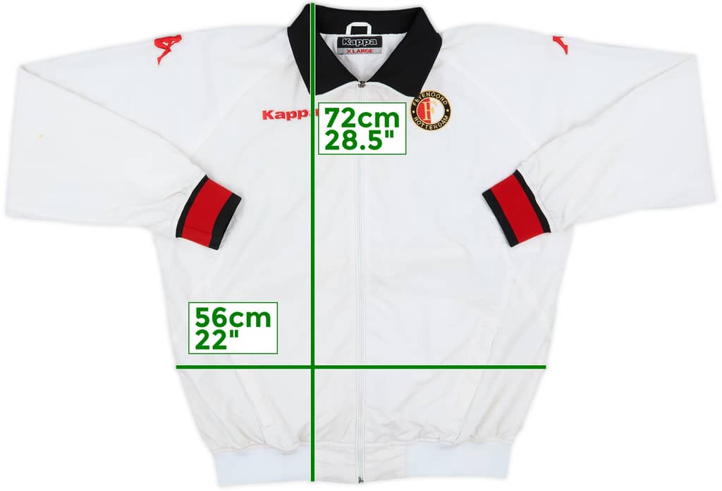 2007-08 Feyenoord Kappa Track Jacket - 4/10 - (XL)