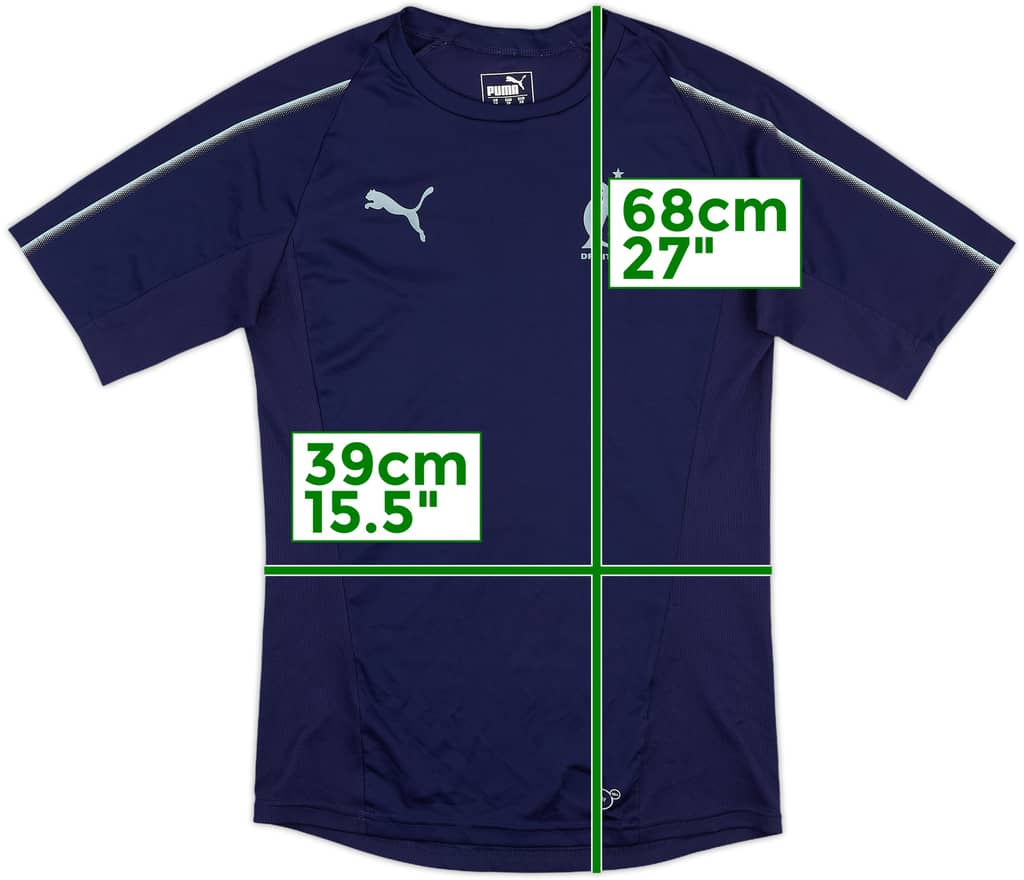 2018-19 Olympique Marseille Puma Training Shirt - 8/10 - (XS)