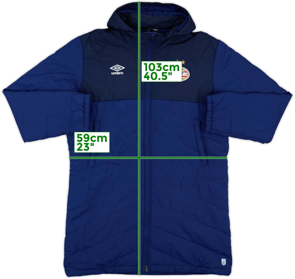2018-19 PSV Umbro Padded Bench Coat - 10/10 - (XL)