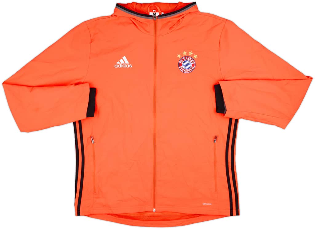 2016-17 Bayern Munich adidas Hooded Track Jacket - 8/10 - (L)