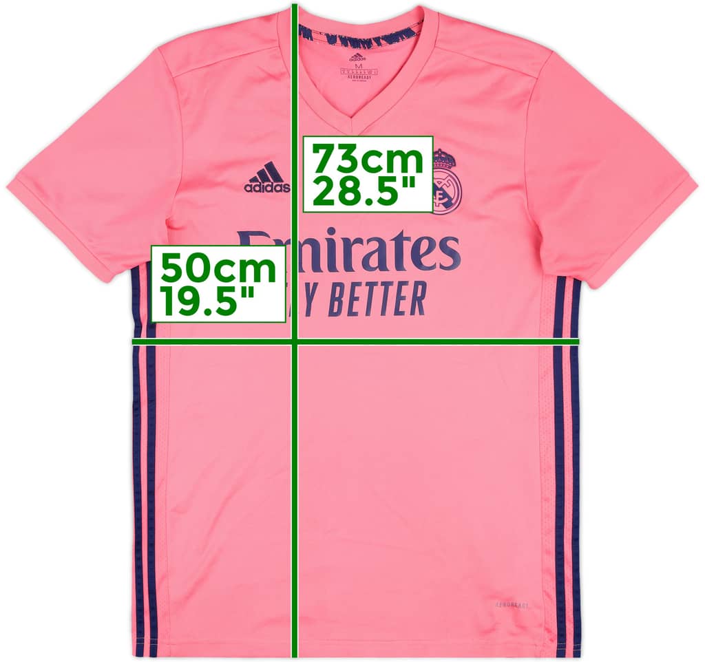 2020-21 Real Madrid Away Shirt - 6/10 - (M)