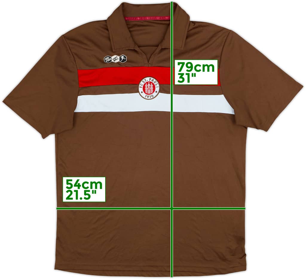 2009-10 St Pauli Home Shirt - 7/10 - (XL)