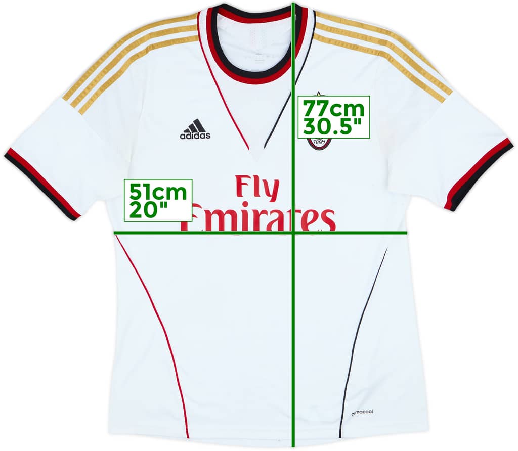 2013-14 AC Milan Away Shirt - 6/10 - (L)