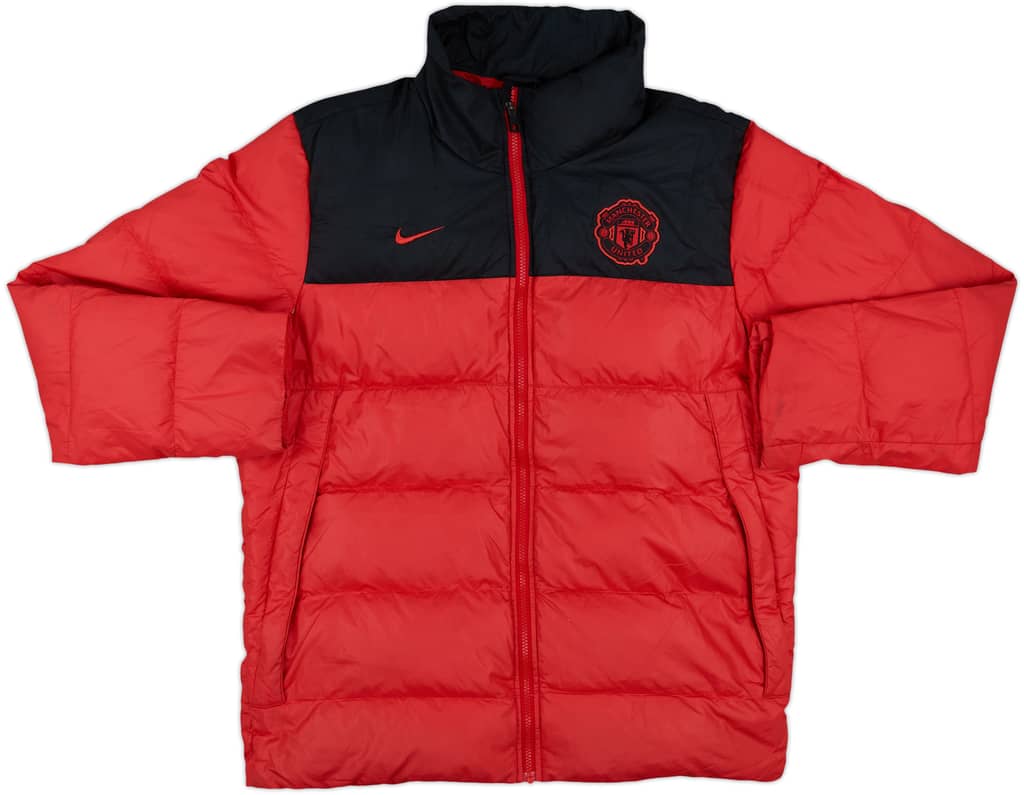 2011-12 Manchester United Nike Padded Bench Coat - 8/10 - (L)