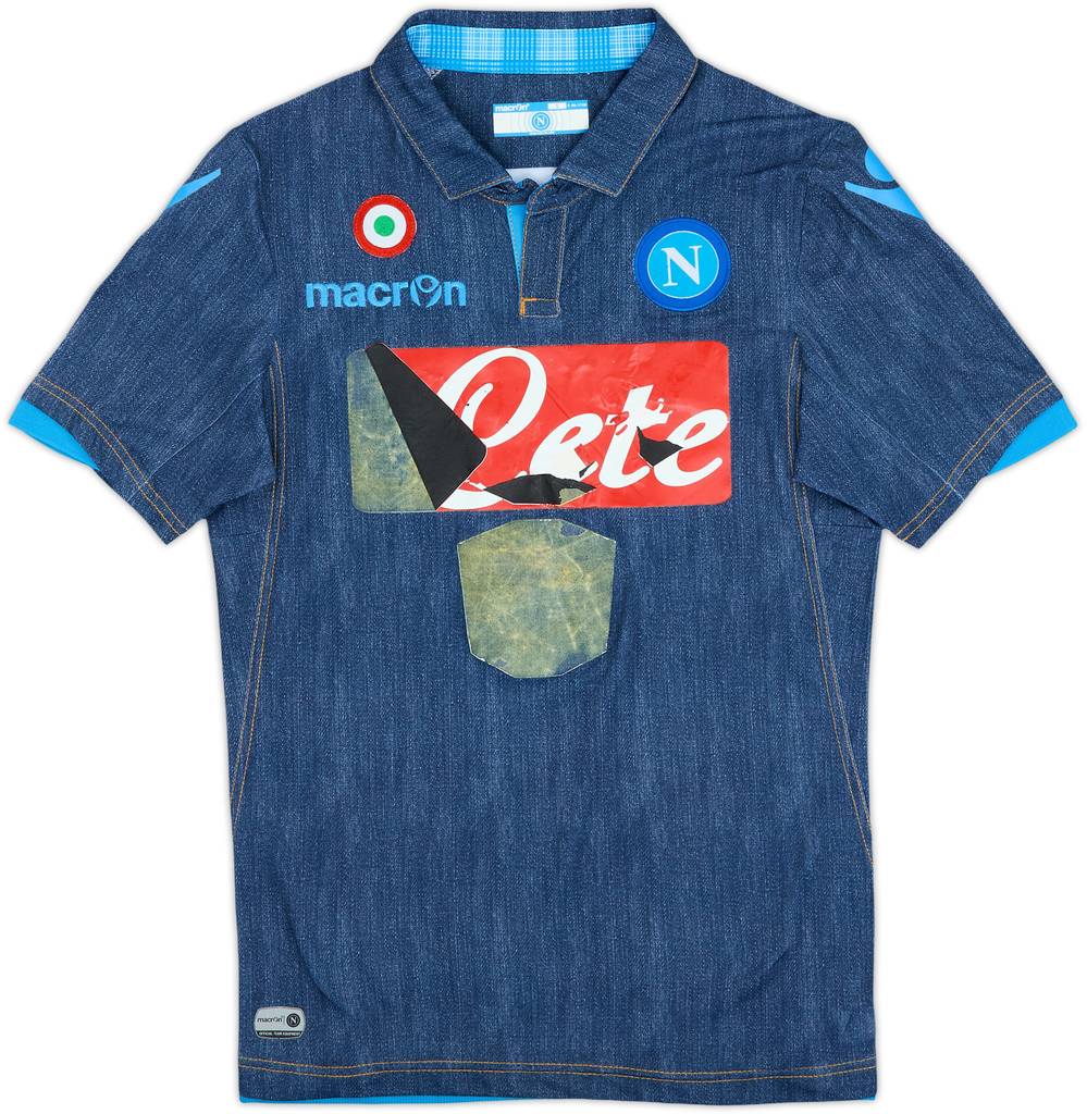 2014-15 Napoli Away Shirt - 4/10 - (S)