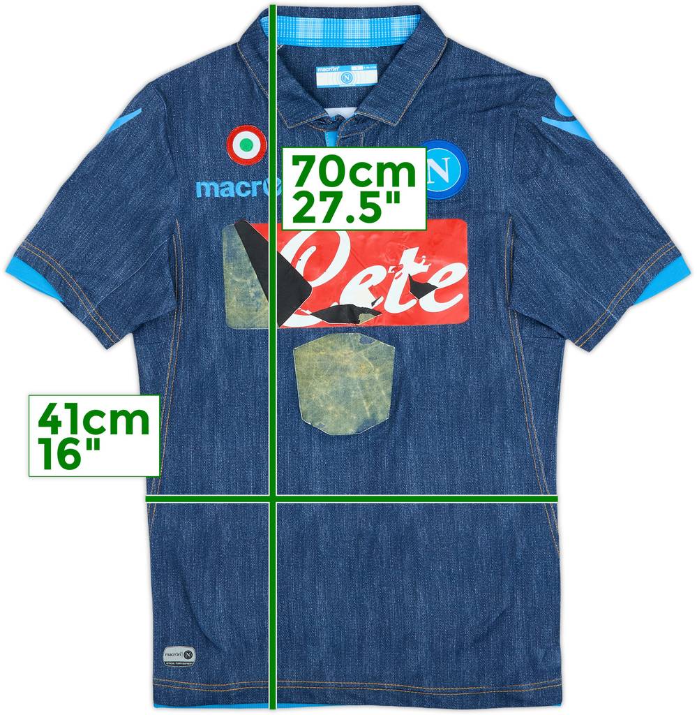 2014-15 Napoli Away Shirt - 4/10 - (S)