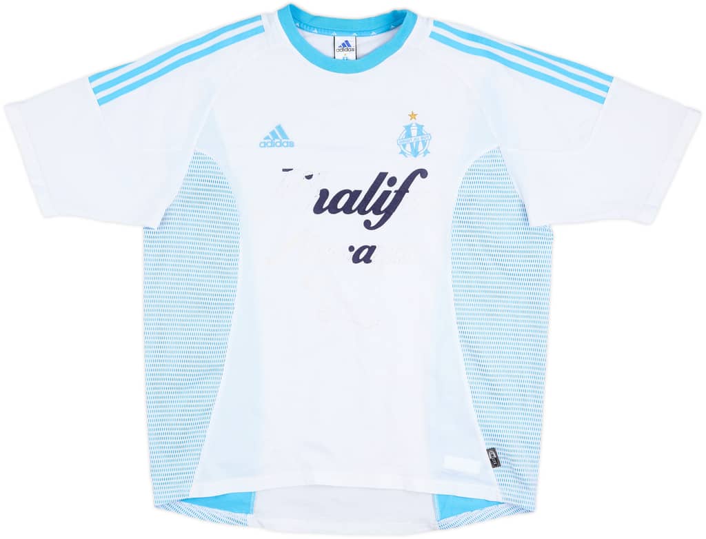 2002-03 Olympique Marseille Home Shirt - 4/10 - (XL)