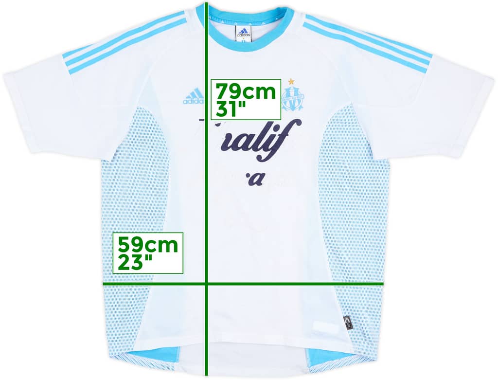 2002-03 Olympique Marseille Home Shirt - 4/10 - (XL)