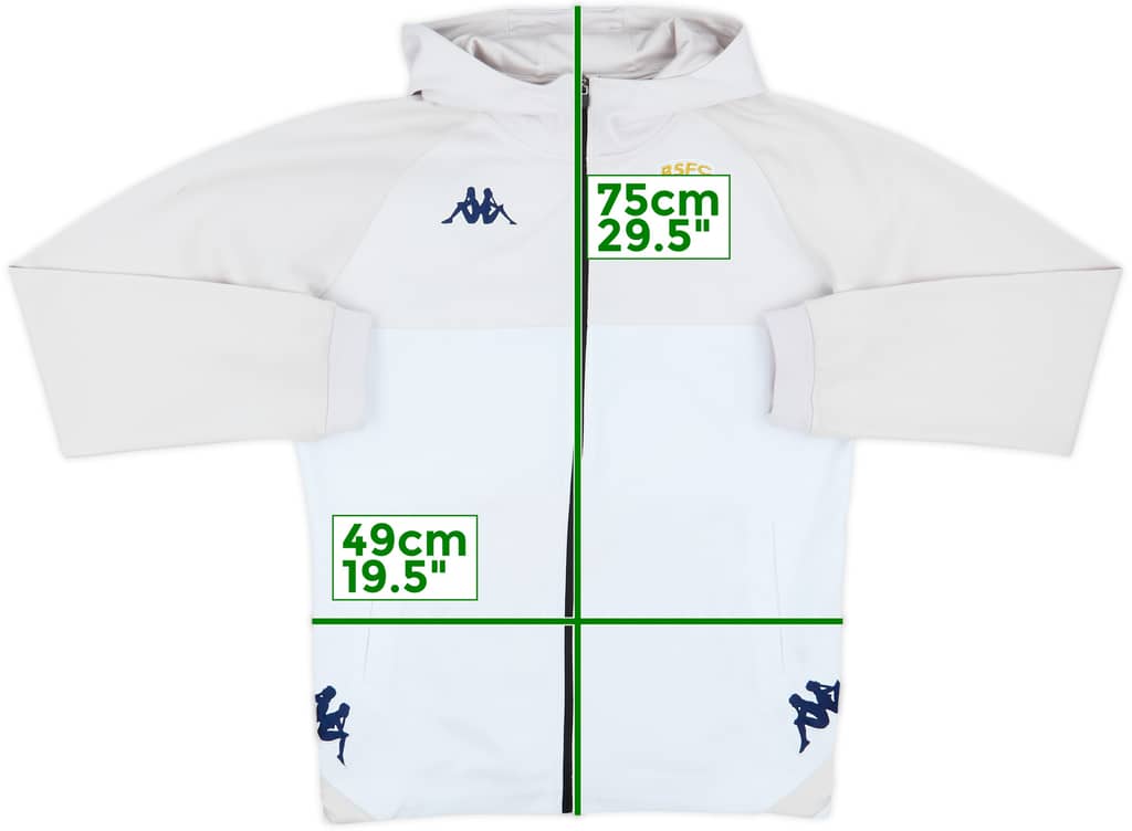 2019-20 Brescia Kappa Hooded Track Jacket - 7/10 - (L)