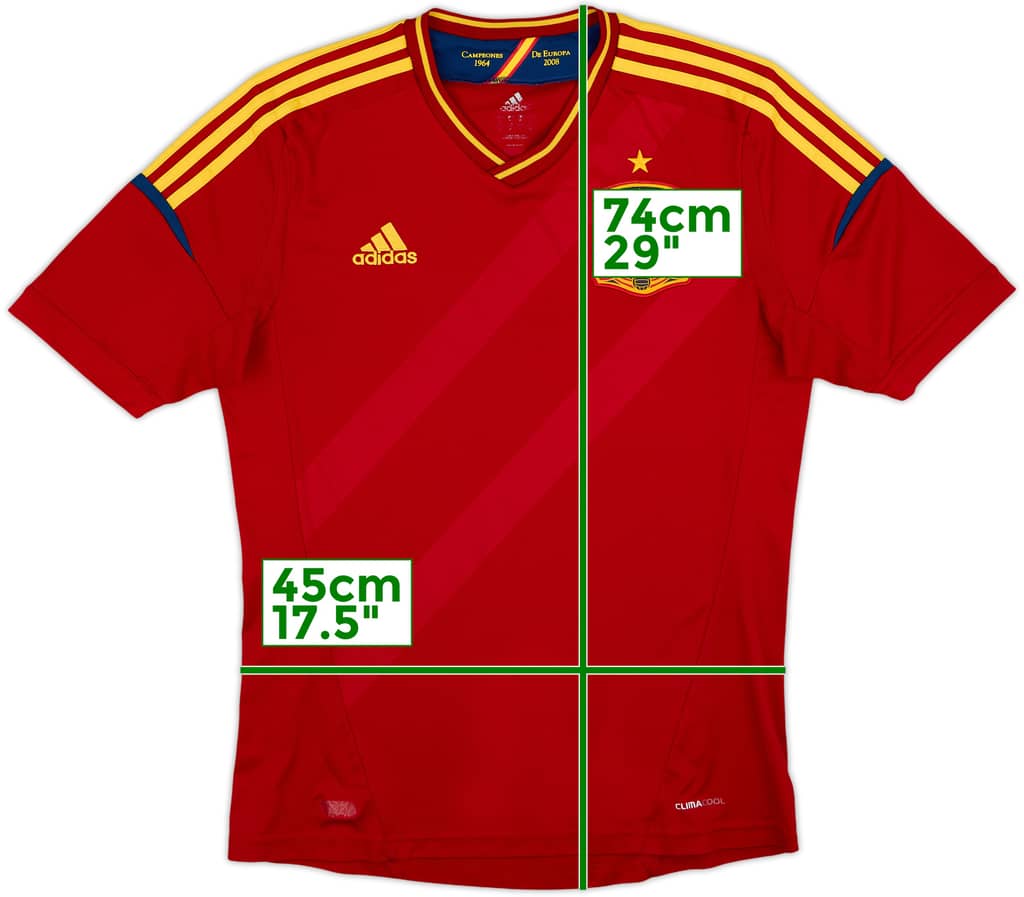 Camiseta de local de España 2011-12 - 6/10 - (M)