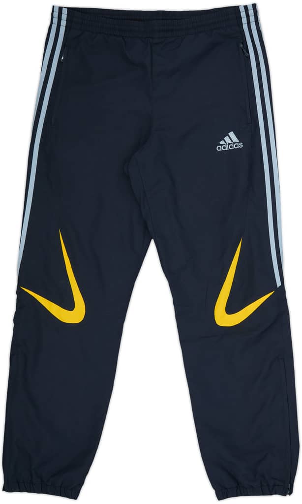 2007-08 adidas Template Track Pants/Bottoms - 9/10 - (S)