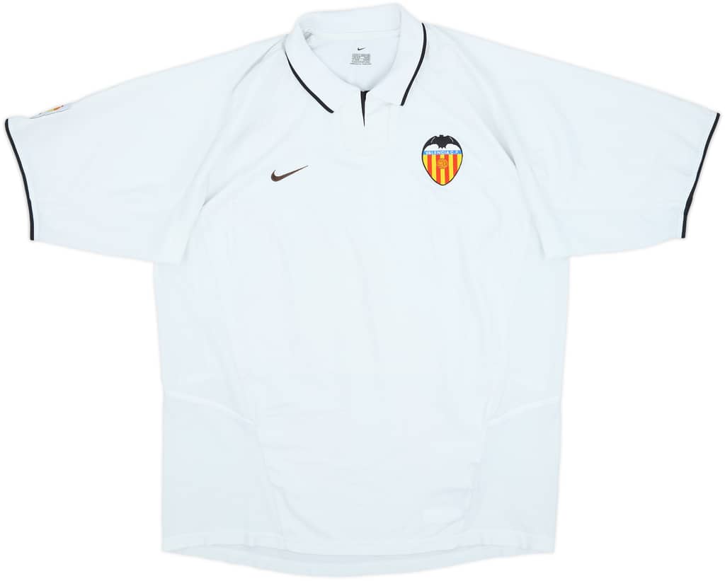 2002-03 Valencia Home Shirt - 8/10 - (XL)