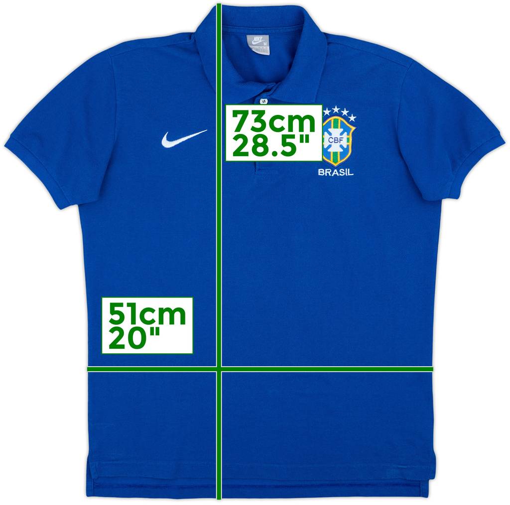 2014-16 Brazil Nike Polo Shirt - 8/10 - (M)