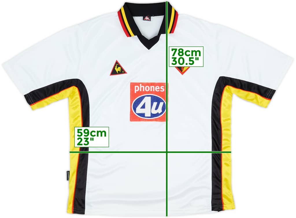1999-00 Watford Away Shirt - 8/10 - (L)