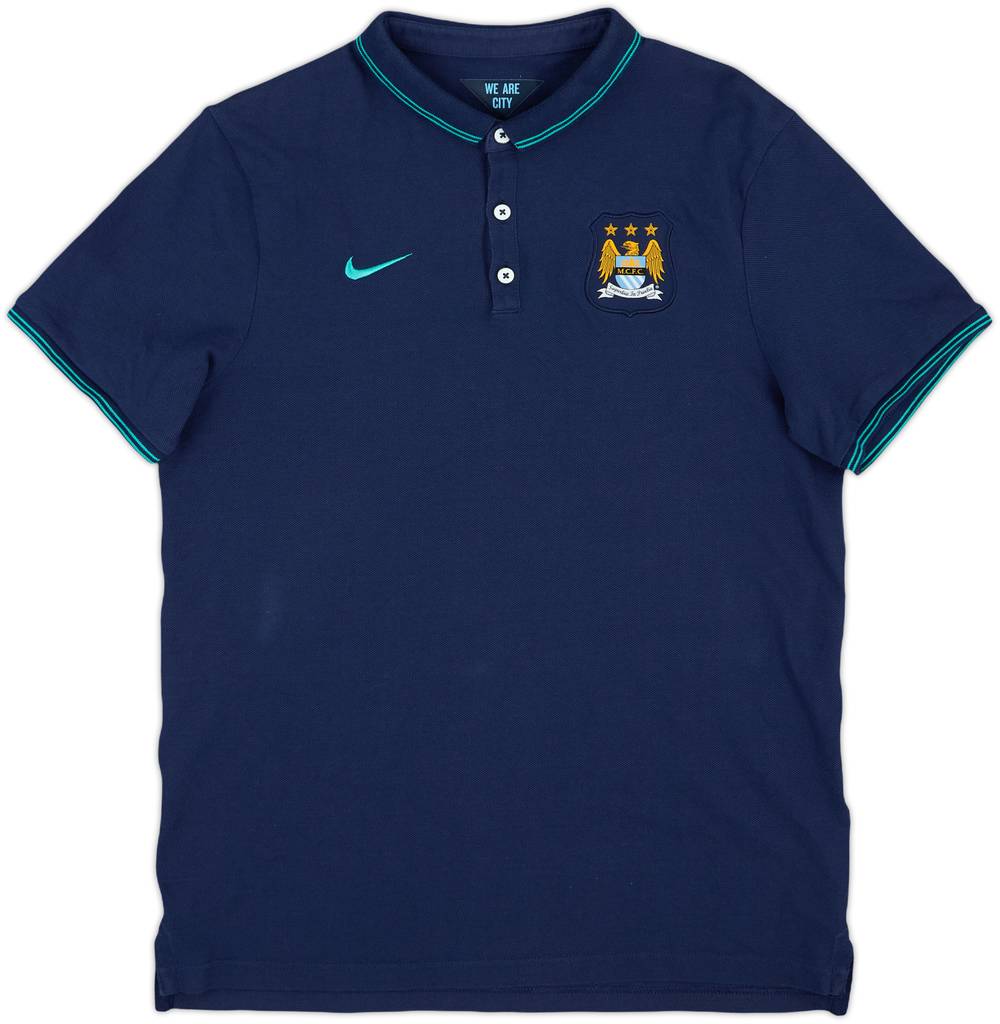 2015-16 Manchester City Nike Polo Shirt - 8/10 - (L)