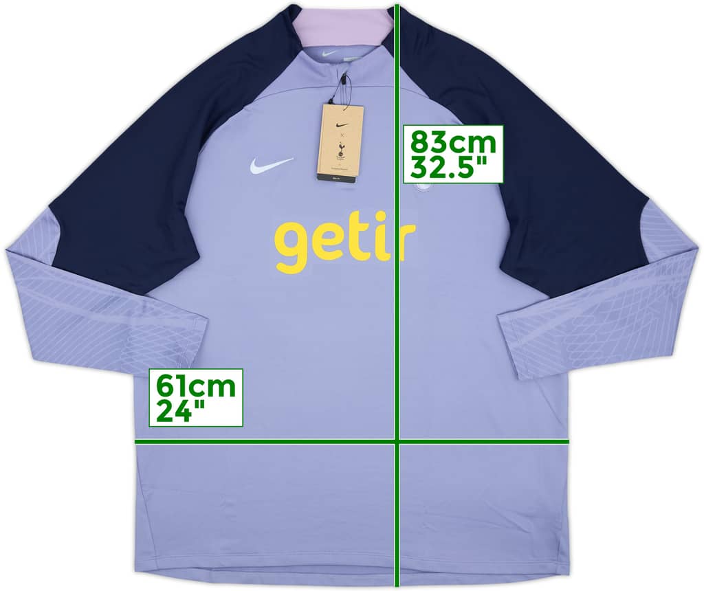 2023-24 Tottenham Nike 1/4 Zip Training Top (XXL)
