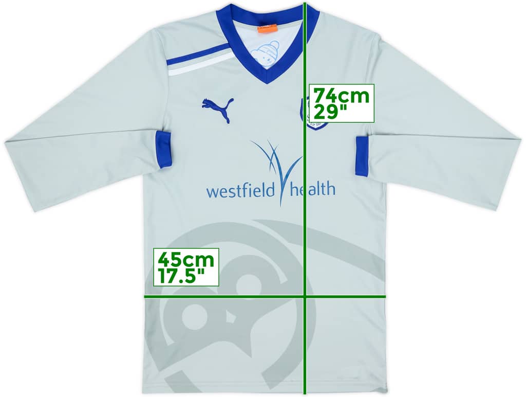 2011-12 Sheffield Wednesday Away L/S Shirt - 7/10 - (S)