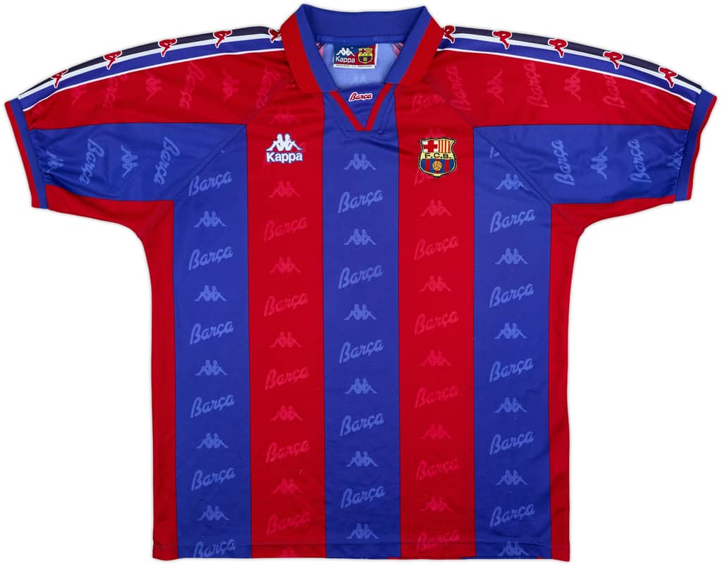1995-97 Barcelona Home Shirt - 9/10 - (L)