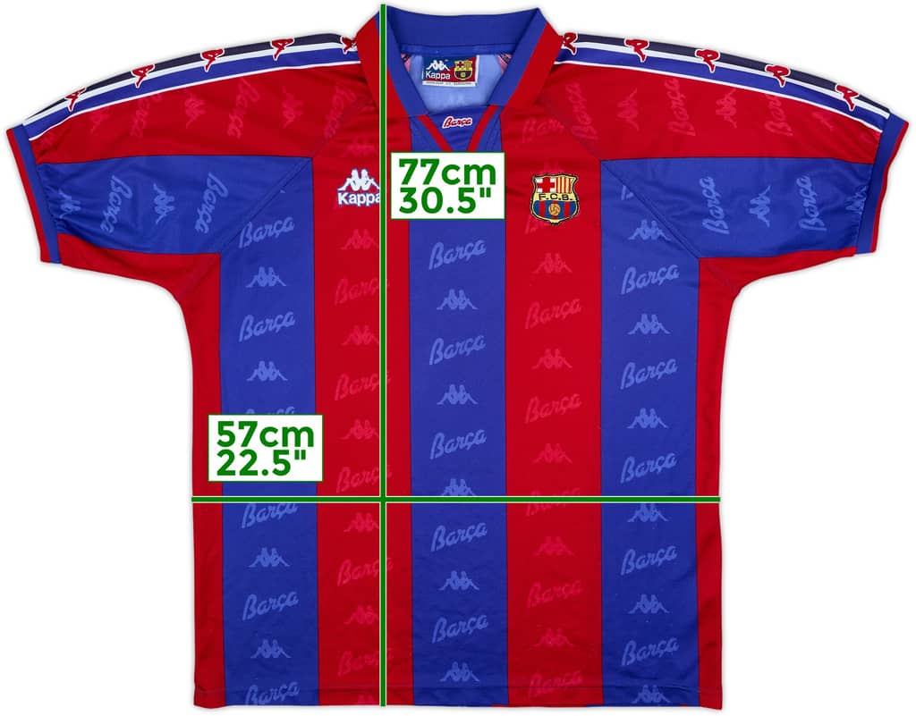 1995-97 Barcelona Home Shirt - 9/10 - (L)