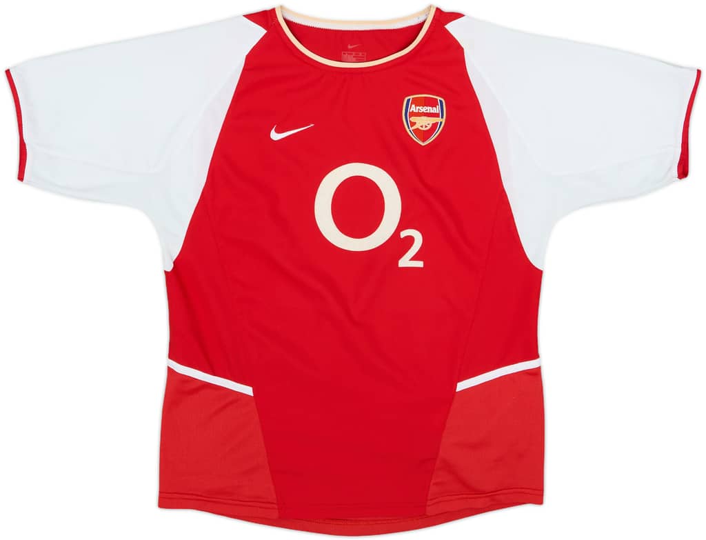 2002-04 Arsenal Home Shirt - 8/10 - (L.Boys)