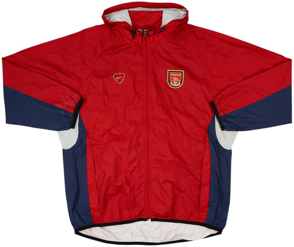 2000-01 Arsenal Nike Hooded Rain Jacket - 8/10 - (XL)