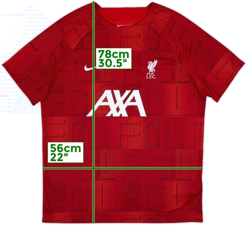 2023-24 Liverpool Nike Training Shirt - 8/10 - (XL)