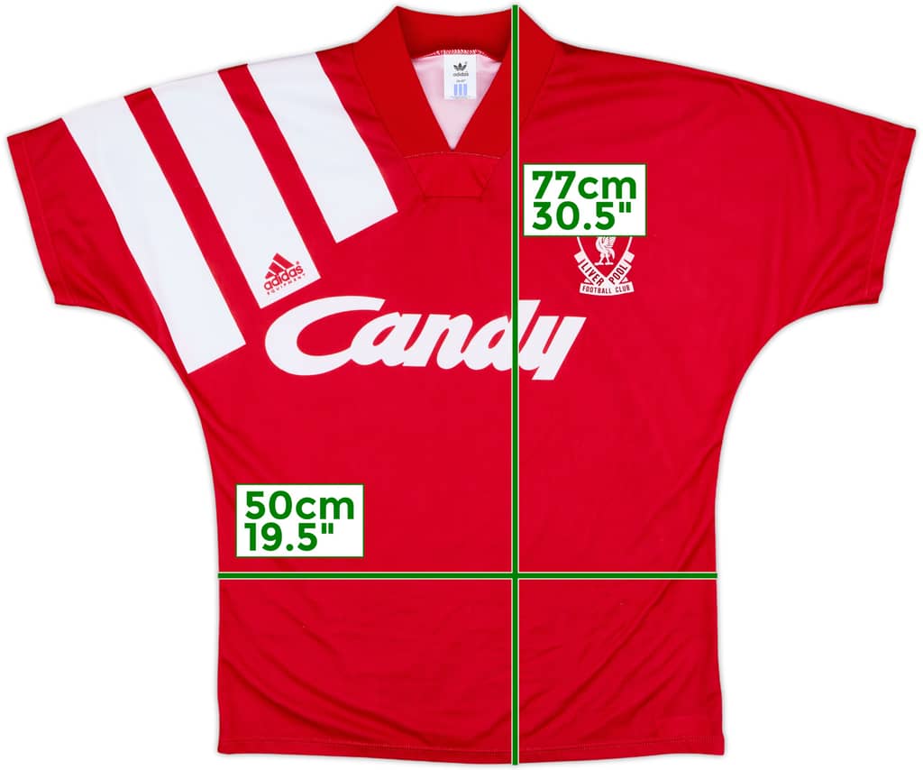 1991-92 Liverpool Home Shirt - 9/10 - (M)
