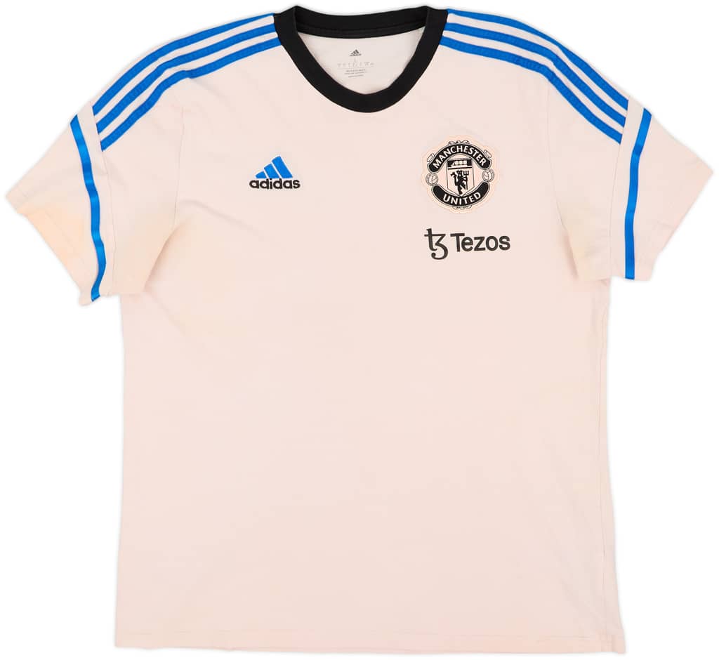 2022-23 Manchester United adidas Cotton Tee - 6/10 - (L)