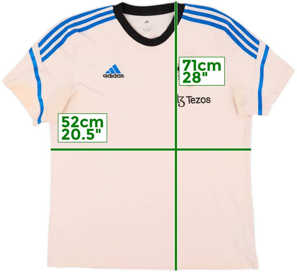 2022-23 Manchester United adidas Cotton Tee - 6/10 - (L)