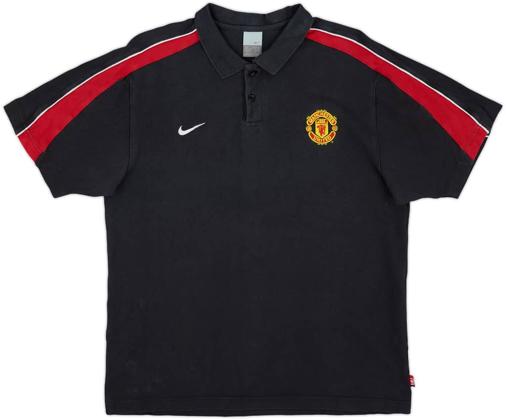 2006-07 Manchester United Nike Polo Shirt - 6/10 - (L)