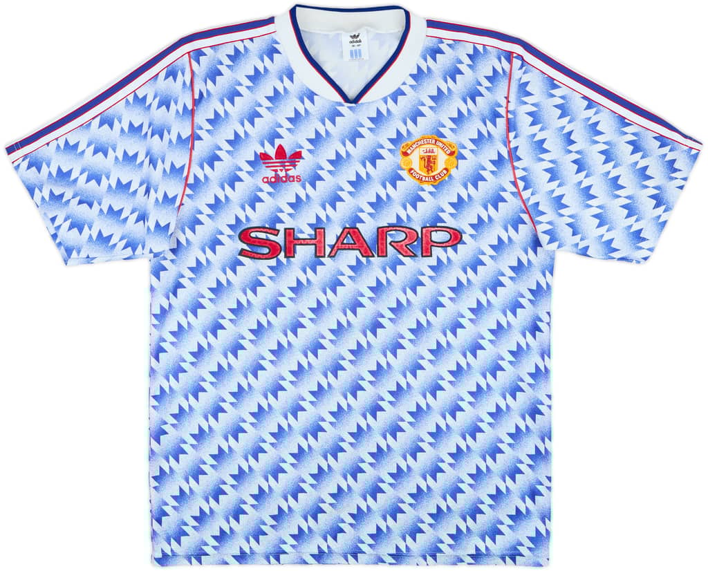 1990-92 Manchester United Away Shirt - 9/10 - (M)