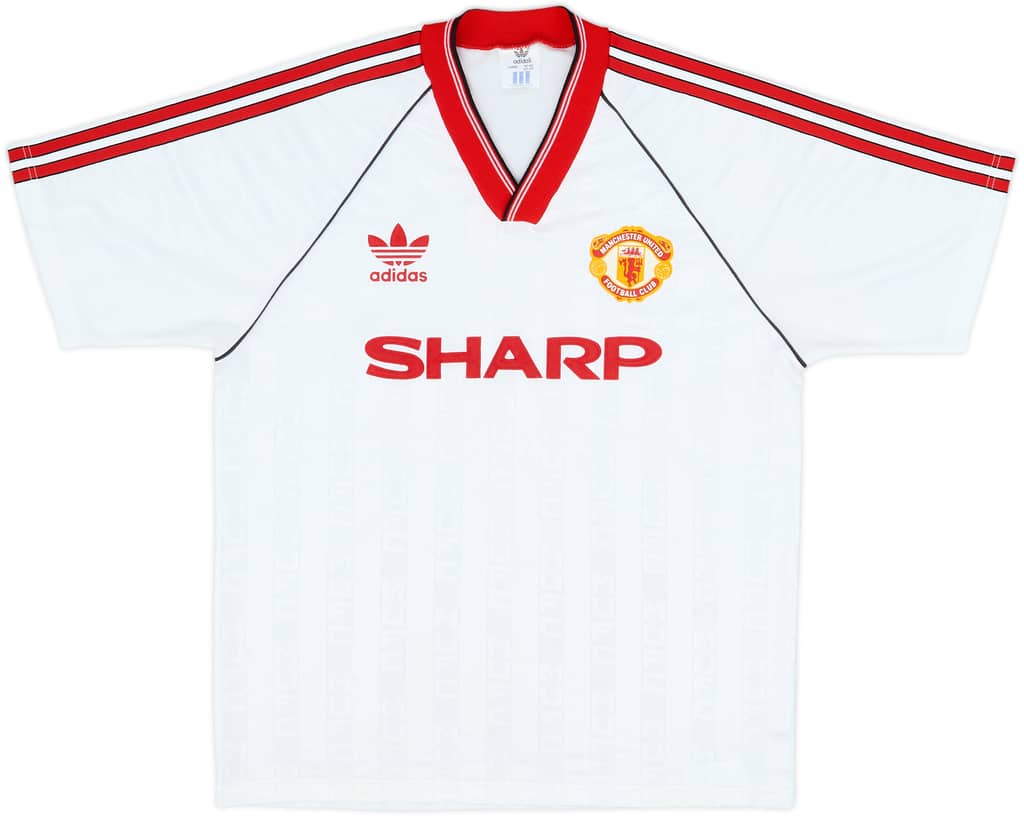 1988-90 Manchester United Away Shirt - 9/10 - (L)
